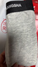 浪莎男士内裤男纯棉10A抗菌防螨平角裤透气中腰男式四角裤男生裤头4条 实拍图