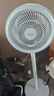美的（Midea）【暴风循环】空气循环扇大风量摇头电风扇家用台式落地扇轻音卧室节能小风扇柔风轻羽扇 FGA24TQ 实拍图