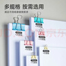 齐心【热门商品】60只15mm彩色长尾夹燕尾夹6#小号金属夹票据文件夹子 文具办公用品 60只/筒EB456 实拍图