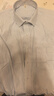 罗蒙（ROMON）长袖衬衫男商务休闲条纹衬衣男士职业正装外套男装RCS2K08-341 实拍图