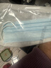 振德一次性医用外科口罩成人儿童口罩立体三层防粉尘飞沫 蓝色300只 实拍图
