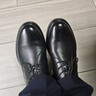海澜之家HLA父亲节礼物皮鞋男款皮鞋子男士正装商务休闲鞋 T342黑色40 实拍图