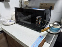 格兰仕（Galanz）变频微波炉烤箱一体机光波炉900瓦大功率速热家用23L大容量平板易清洁省电一级能效智能菜单烧烤 2026新升级彩膜BM1(S2) 实拍图