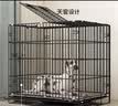 腆宠狗笼猫笼 狗笼子中小型犬带厕所幼犬狗窝猫笼子大号家用围栏兔笼 实拍图