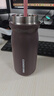炊大皇316L不锈钢保温杯便携口袋杯子保冷小巧超轻外出350ml（檀木棕） 实拍图