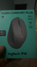 罗技（Logitech）M280 M275无线鼠标 笔记本电脑商务办公鼠标人体工学鼠标USB右手鼠标舒适多彩 带无线2.4G接收器 M280典雅灰 实拍图