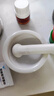 LABSHARK 陶瓷研钵研磨器化学实验室捣药碗乳钵磨粉器带研磨棒 【陶瓷】80mm 一套 实拍图