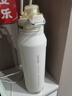恩尔美（nRMEi）保温保冷杯大容量男士款316不锈钢学生户外骑行便携运动水壶杯子 白色1000ml【抗菌316/保温保冷】 实拍图