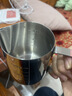 CLITON咖啡拉花杯鹰嘴意式拉花缸 304不锈钢打奶泡杯带刻度打奶缸350ml  实拍图
