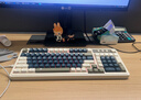 狼蛛（AULA）S99无线蓝牙有线三模键盘机械手感 游戏电竞专用 99键 RGB背光拼色静音键盘鼠标套装mac电脑键盘 S99复古灰【三模/RGB】 实拍图