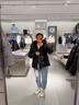波司登（BOSIDENG）冬季羽绒服鹅绒女士泡芙加厚时尚百搭立领外套商场热卖同款 【店长推荐】幻夜黑-自然光-高品质 S 160/84A充绒量181g 体重约100-110斤 实拍图