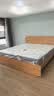 全友家居 北欧原木风板式床1.8米x2米主卧室简约现代家用木板双人大床 实拍图