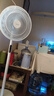 美的（Midea）【飓风节能】七叶柔风立式电风扇/家用轻音落地扇/台式小型风扇/大风力遥控定时摇头风扇 SAH35BSJ 实拍图