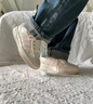 adidas ENTRAP美式校园风运动少年感复古篮球风板鞋男女阿迪达斯   白色/粉色   42 实拍图