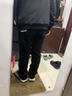 举风怪兽实验室柳叶弯刀牛仔裤男款胖子大码腿粗屁股大直筒微喇叭裤子 黑色 【高品质】 4XL 建议180-200斤收藏加购优先 实拍图
