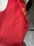 乐优佰易 志愿者马甲 3XL街道义工党员印字广告宣传背心红色工作服马夹印LOGO 实拍图