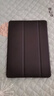 毕亚兹适用iPad Air2保护套 iPad6代苹果平板电脑保护后外壳 轻薄防摔 休眠三折皮套男女款 PB13-金刚黑 实拍图