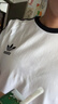 阿迪达斯（adidas）三叶草系列 男子 3-STRIPES TEE 短袖 KB2460 白色 L 实拍图