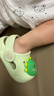 牧童儿童拖鞋夏男宝宝洞洞鞋软底女童卡通洗澡婴幼儿家居鞋奶龙绿130 实拍图