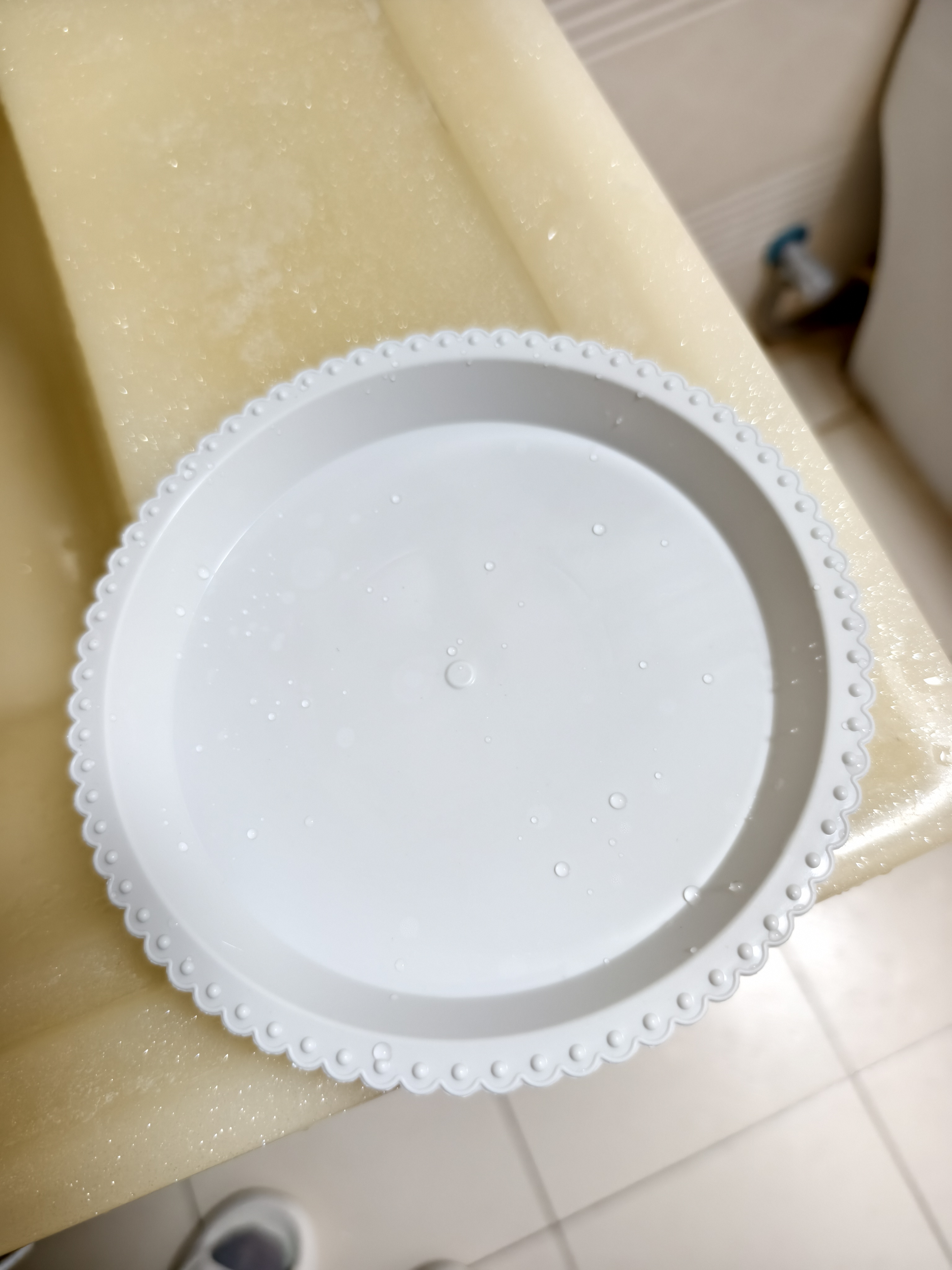 盆生花道特价花盆陶瓷简约透气带托盘家用阳台盆栽绿植多肉盆厂家 大号雅典古瓷白(配托) 无规格 实拍图