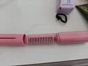 无线直发梳【戴森平替】负离子便携蓬松神器温控直卷两用男女通用内扣高颅顶不伤发便携礼物 粉色 30mm 【旗舰款】蓬松高颅顶+防烫设计 实拍图