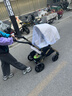 cam IL MONDO DEL BAMBINO意大利原装进口婴儿车双向高景观0-3岁折叠可坐可躺四轮减震推车 Dinamico stroller col991 尊享版 奶米杏 意大利原装进口婴儿推车 实拍图