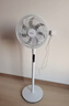 美的（Midea）【飓风节能】七叶柔风立式电风扇/家用轻音落地扇/台式小型风扇/大风力遥控定时摇头风扇 SAH35BSJ 实拍图