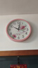 北极星（POLARIS）挂钟 时尚创意客厅钟表 简约石英钟2842粉樱花30cm新年焕新 实拍图