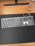 罗技（Logitech）大师系列 MX Mechanical 商务低噪无线双模矮轴机械键盘 智能键盘 全尺寸段落青轴 110键 实拍图