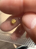 领丰金黄金豆豆金块AU9999足金实心真金豆子收藏节日礼物送女友送朋友 金豆1g国检证签 实拍图