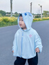 亨凯利宝宝防晒衣UPF50+婴幼儿透气小月龄斗篷户外防紫外线防晒服披风 实拍图