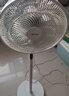 美的（Midea）【飓风节能】七叶柔风立式电风扇/家用轻音落地扇/台式小型风扇/大风力遥控定时摇头风扇 SAH35BSJ 实拍图