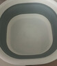 诺兰森迪 旅行折叠盆家用宿舍洗脸盆便携式军训用品水盆粉白色-小号 实拍图