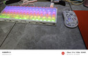 狼蛛（AULA）HERO 68XS镂空无线三模磁轴键盘RT电竞游戏专用双8K ARGB背光68键客制化机械键盘网页驱动无畏契约 【HERO68 XS无线三模】幻月白-冰玉磁轴 实拍图