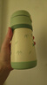 膳魔师（THERMOS）儿童节送礼吸管保温杯礼盒带杯套316L不锈钢超轻幼儿上学杯TCKC 实拍图