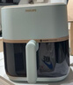 飞利浦（PHILIPS）家用多功能空气炸锅 透明可视化免翻面 金属内腔 大容量5升 炖烤炸焗一体 送礼 HD9455/50 实拍图