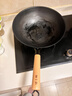 张小泉无涂层中华爆炒锅精铁锅捶纹锅底防烫燃气专用款32cm  实拍图