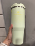 STANLEY冰霸杯保温杯折叠吸管杯保温保冷水杯大容量男士女士学生杯子礼物 【限量新品】防滑蜜瓜绿 887ml 实拍图