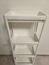 宜家（IKEA）维灰恩多层置物架夹缝架卫生间浴室家用收纳架搁架单元角架 白色37x23x101 实拍图