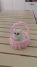 亦趣仿真猫咪玩偶会叫提篮小猫咪毛绒玩具篮子猫女孩生日六一儿童礼物 提篮粉色蕾丝白猫带叫声 实拍图