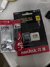 闪迪内存卡存储tf卡运动相机卡高速gopro相机无人机内存卡MicroSD卡u3/v30 适用于适用pocket4 128G  【入会领10元券 联系客服送读卡器】 实拍图