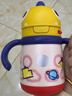 babycare儿童水杯6个月以上宝宝霸王龙不锈钢保温杯上学450ml-新旧款混发 实拍图
