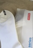 京东京造【纯棉100%】6双男式短袜10A抗菌休闲透气袜子男夏季 白 实拍图
