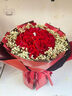 幽客玉品鲜花速递红玫瑰花束表白送女友老婆生日礼物全国同城配送 33朵红玫瑰花束—女王款 实拍图