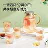 京东京造 凉水壶 耐热耐高温泡茶水杯冷水壶套装1.75L1壶4杯 实拍图