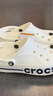 卡骆驰（CROCS）贝雅卡骆班洞洞鞋轻便耐磨一脚蹬休闲鞋女鞋时尚沙滩鞋|205089 白/深蓝-126 43 (270mm) 实拍图