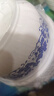 美丽雅 一次性小碗360ml*20只 青花塑料餐盒食品级汤圆米饭冰粉碗不带盖 实拍图