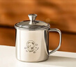 onlycook不锈钢杯水杯子 婴幼儿童宝宝杯牛奶杯早餐杯316L  带盖熊猫250ml 实拍图