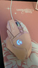 罗技（G） G502 HERO主宰者 有线鼠标 游戏鼠标  g502hero  可配重HERO引擎 礼盒送男友 RGB炫彩灯光 G502H-云樱粉+鼠标垫+防滑贴+鼠标盒 实拍图