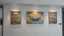 诗六艺家饰客厅装饰画北欧现代简约沙发背景墙挂画三联画大气轻奢壁画晶瓷画 福禄高照（铝合金外框） 晶瓷画左右50*70+中间100*70亮面 实拍图